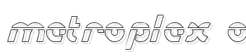 Metroplex-Outline-Laser font